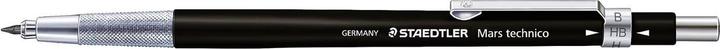 Staedtler Clutch pencil Mars technico 780 C black for 2 mm leads with clip and pusher (2 mm, HB, 1 x)
