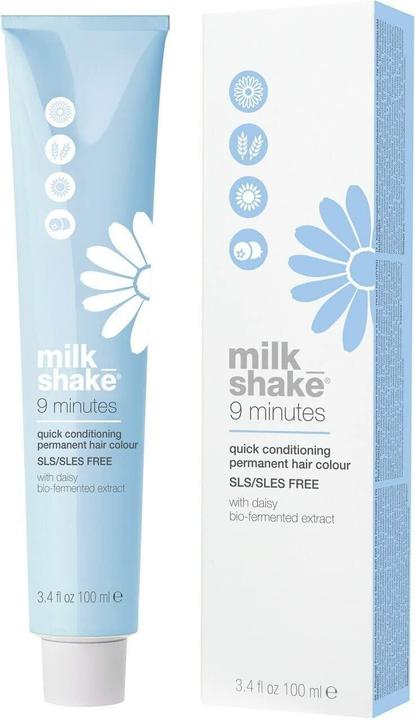 Milk_Shake Vopsea permanenta rapida Milk Shake 9 Minutes 8.1, Blond Deschis Cenusiu, 100ml