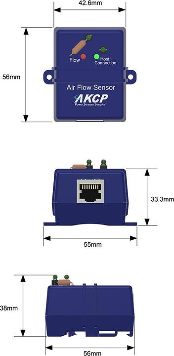 Actual product image AKCP AFS15 - Air flow sensor