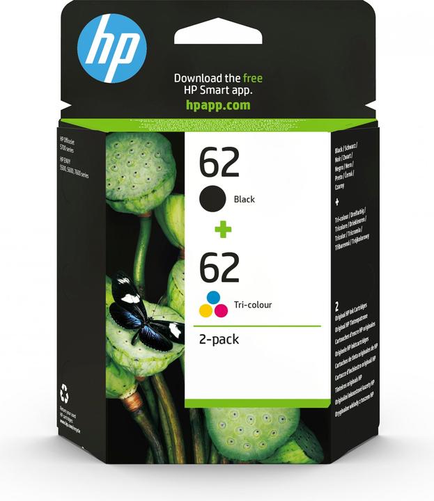Actual product image HP 62 (M, FC, C, Y)