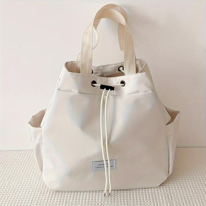Produktbild Only-Bags.Store Casual Drawstring Rucksack, leichte Umhängetasche, Preppy Style Portable Schoolbag