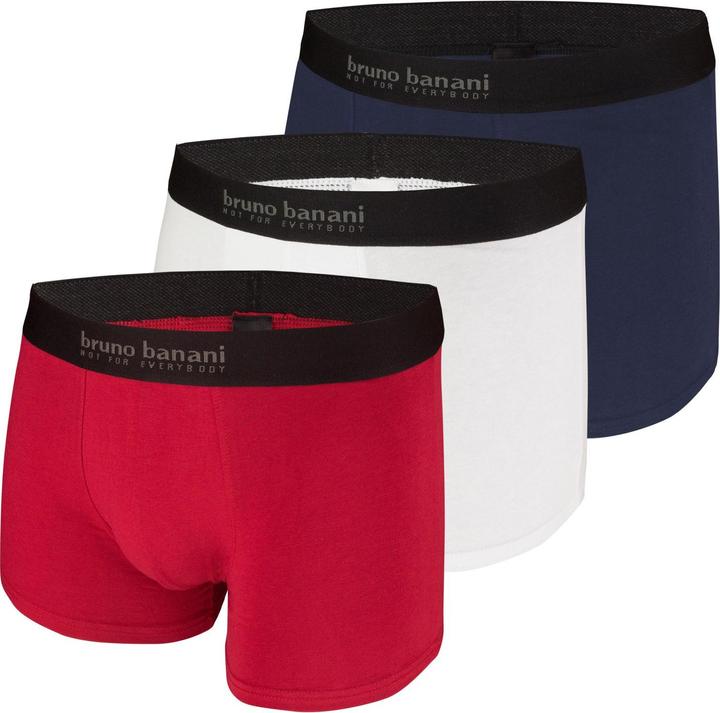 Immagine prodotto Bruno Banani 3 confezioni di pantaloni corti in cotone Energy (M, confezione da 3)