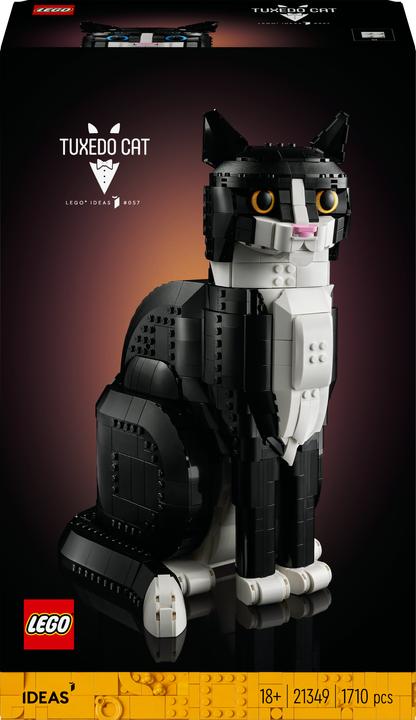 Image du produit LEGO Chat noir et blanc (21349, LEGO Ideas, LEGO difficiles à trouver)