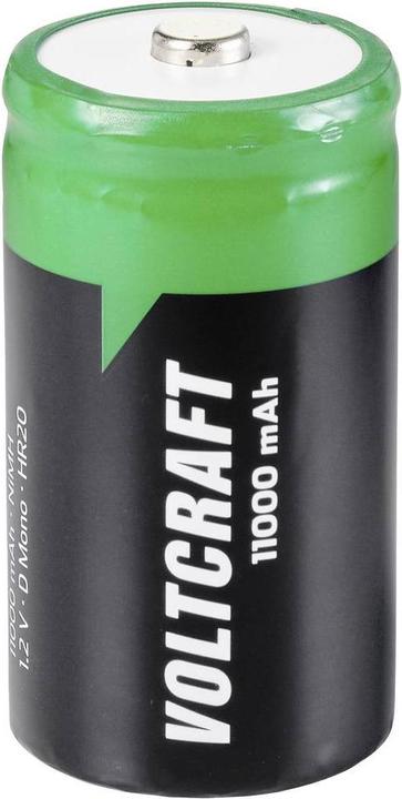 Image du produit Voltcraft HR20 Mono D -Accu NiMH 11000 mAh 1.2 V 2 pcs. (2 pcs, D, 11000 mAh)