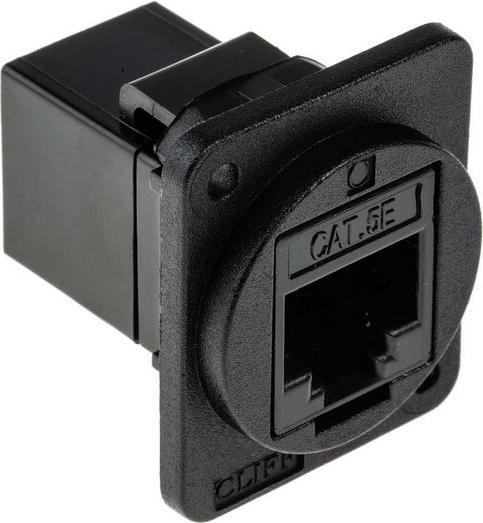 Actual product image Rs Pro RJ-45 coupling, RJ45, Cat.5e, 1 port, UTP, L 31mm, feed-through connector type (Network coupling)