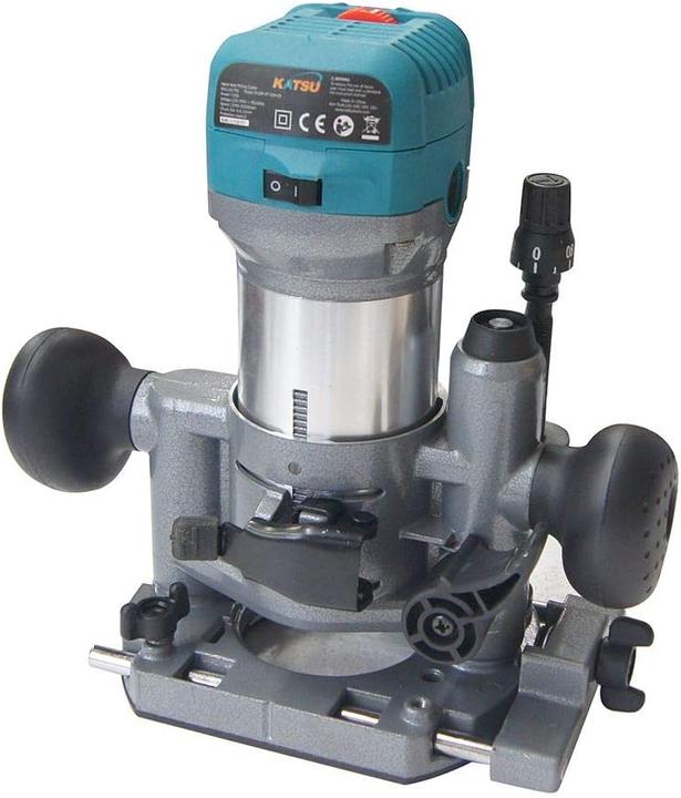 Produktbild Katsu Tools Oberfräse 710W, mit 3 Basen und 3 Spannzangen
