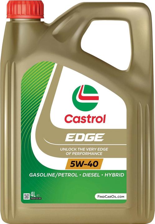 Castrol Motorenöl EDGE 5W-40 Titanium, 4 l, Fahrzeugtyp (4 l, SAE 5W-40)