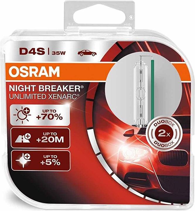 Produktbild Osram D4S Xenon 2 Stück Xenarc Night Breaker Unlimited (D4S)