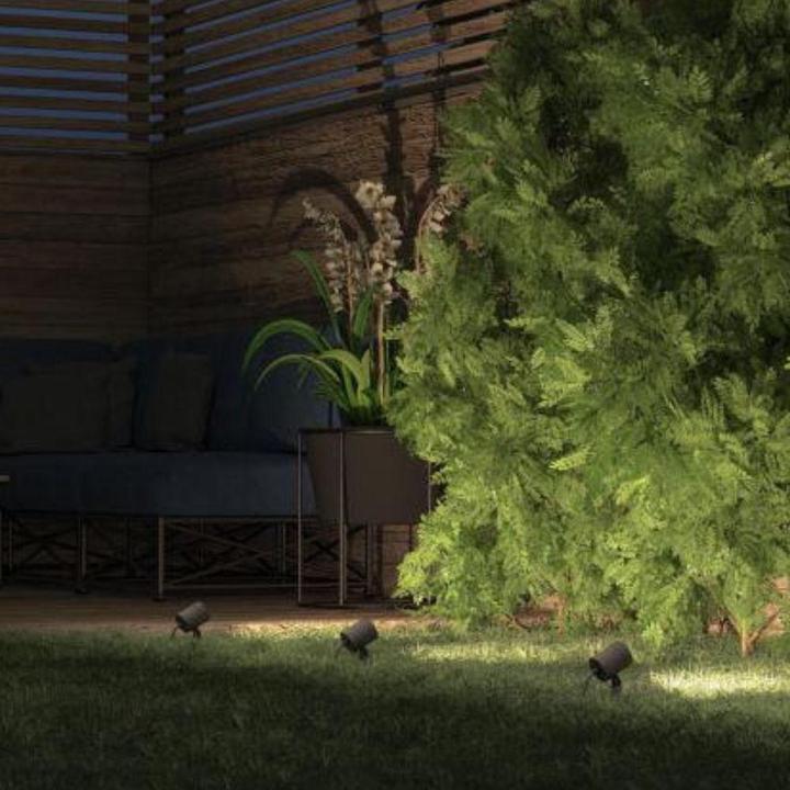 Actual product image Müller Licht tint LED garden spot Flores Gen2 Extension (1x) LED outdoor path lights (590 lm, IP44)