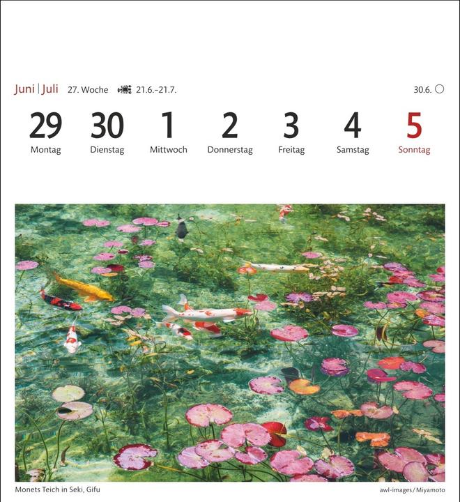 Image du produit Harenberg Japan Sehnsuchtskalender 2026 - Wochenkalender mit 53 Postkarten (Couverture rigide, Allemand)