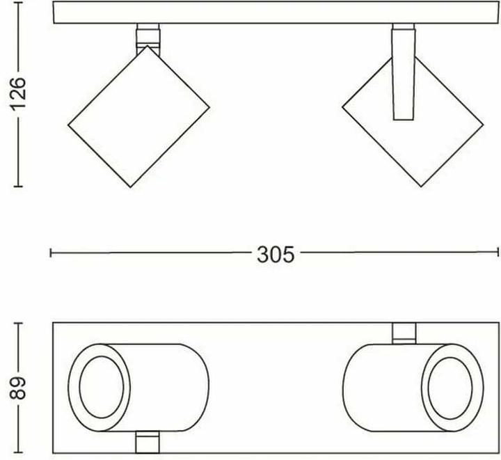 Actual product image Philips Argenta (350 lm, GU10)