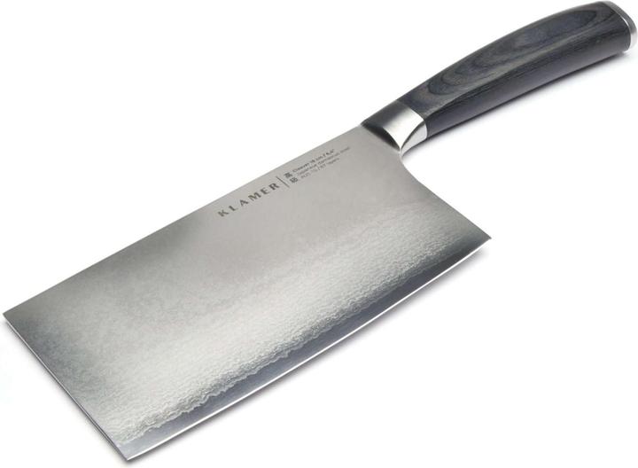 Produktbild KLAMER Damast Hackmesser 16cm Chinesisches Kochmesser, Küchenbeil (16 cm)