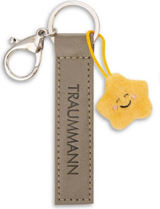 Magni NICI Schlüsselanhänger Traummann Kunstlederband mit Stern olive 10cm