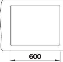 Actual product image Blanco DALAGO 6-F (Sink accessories, 60.50 cm, 50 cm)