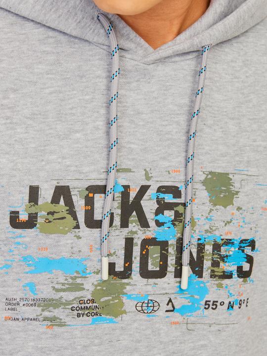 Actual product image Jack & Jones Jcooutdoor Logo Sweat Hood Sn (M)