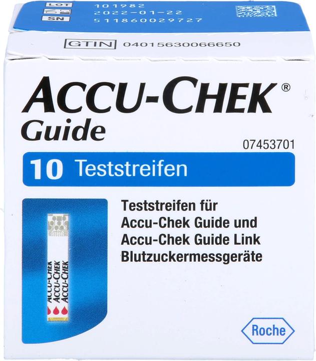 Actual product image Roche ACCU-CHEK Guide test strips, 10 test strips (Test strips)