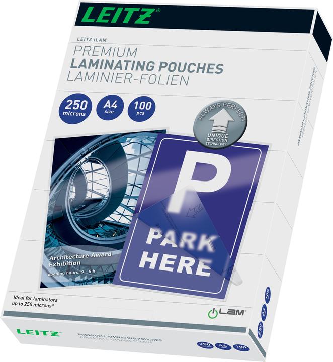 Immagine prodotto Leitz Film di laminazione (A4, 100 Pezzo/i, 250 µm)