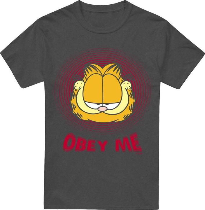 Actual product image Garfield Unisex Adult Obey Me T-Shirt (XXL)
