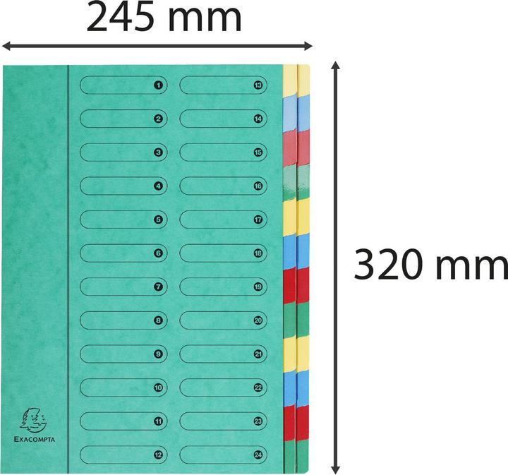 Produktbild Exacompta Ordnungsmappen mit Faltenrücke (A4, 1 x)