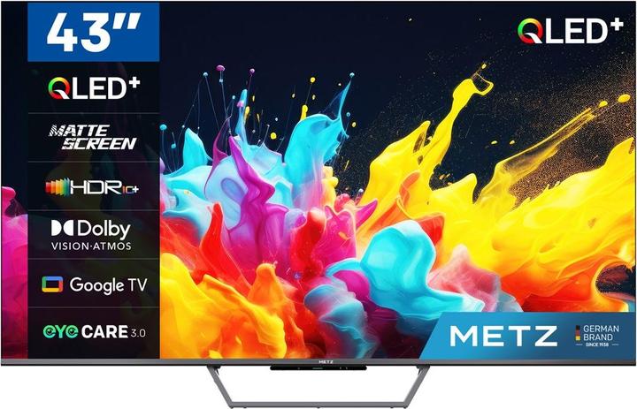 Image du produit Metz Telewizor 43  METZ QLED 43MQE7600Z (43", QLED, 4K)