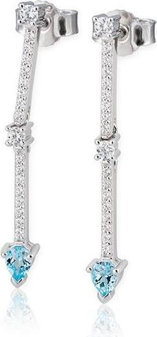 Breuning OHRSCHMUCK - ED.TOP.HELL/Brill. 0,316 Ct. H/si (750/18 K Gold)