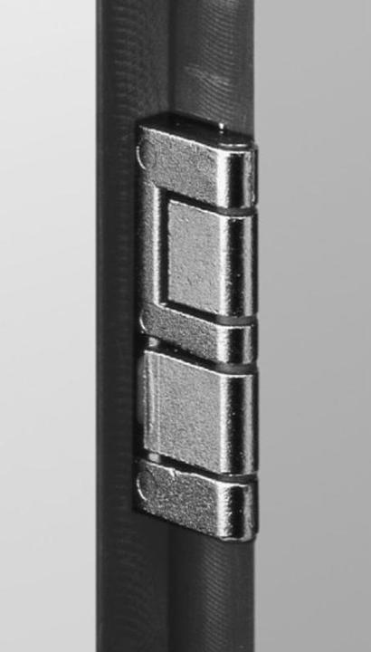 Productafbeelding Prämeta Eenassige scharnieren Dunne deur plat scharnier, deur opleg 3,5 mm, hoekscharnier, R