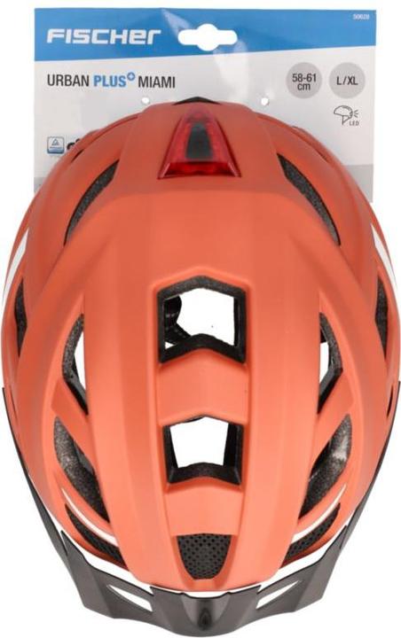 Actual product image Fischer Bicycle helmet Urban Plus Miami L/XL (58 - 61 cm)