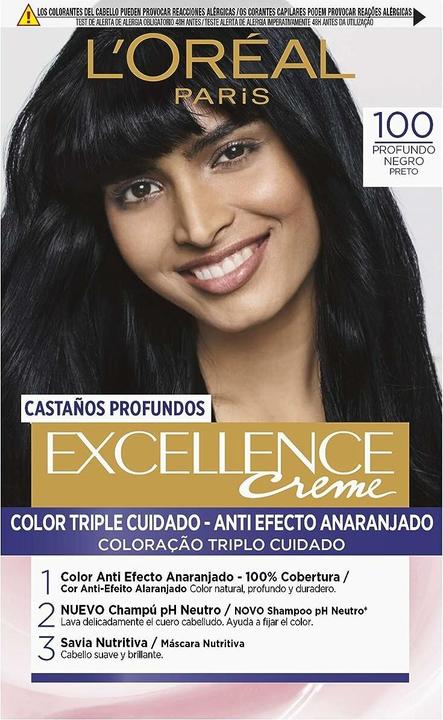 Image du produit L'Oréal Paris EXCELLENCE BRUNETTE encre #100-true black (100-true black)