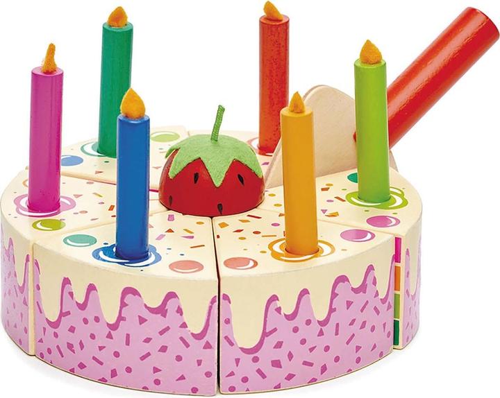 Image du produit Tender Leaf Toys Gâteau d'anniversaire arc-en-ciel