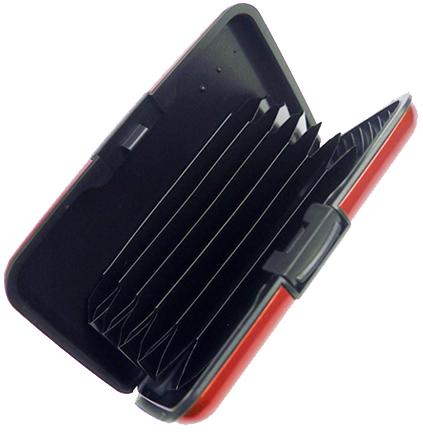 Immagine prodotto PhoneLook Porte-cartelli / Etui in alluminio Protezione robusta con 6 compartimenti