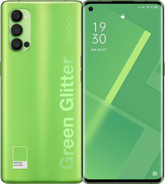Image du produit OPPO Reno4 Pro 5G (256 Go, Green Glitter, 6.50", Double SIM, 48 Mpx, 5G)
