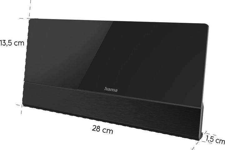 Produktbild Hama DVB-T/DVB-T2-Zimmerantenne Performance 55 (Zimmerantenne, Flachantenne, 55 dB, DVB-T / -T2, DAB/ DAB+)
