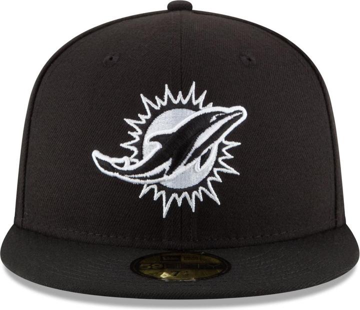 Actual product image New Era 59Fifty Fitted Cap - BLACK Miami Dolphins - 8 (8)
