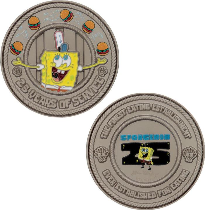 Fanattik Pièce de collection Bob l'Éponge 25e anniversaire Édition limitée (2023)