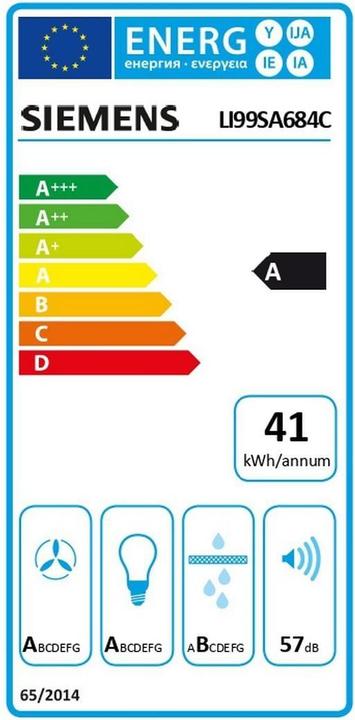 Energy Label Siemens LI99SA684C (Flat-screen hood)