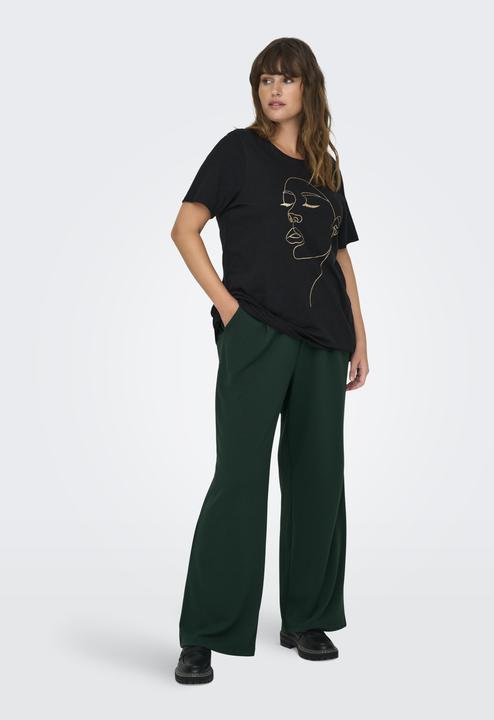 Produktbild Only CARSANIA Normal geschnitten Hose mit weitem Beinschnitt Hose mit weitem Beinschnitt (XL)
