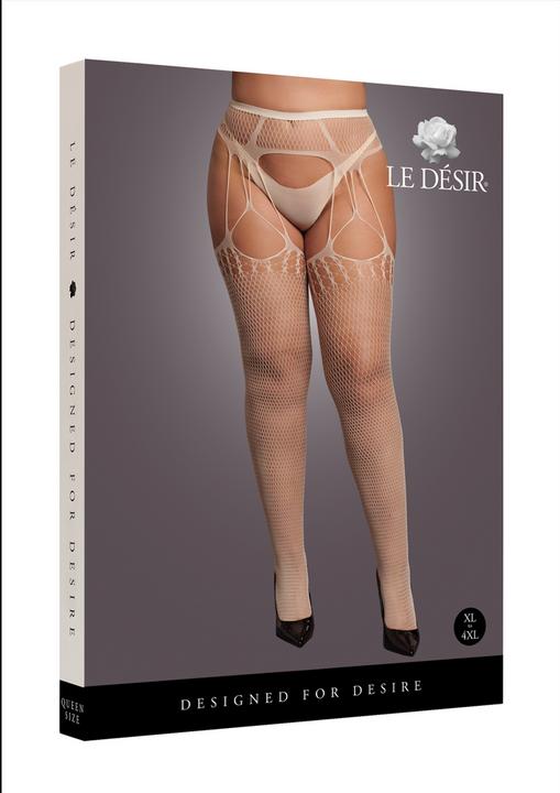 Produktbild Le Désir Shredded Suspender Pantyhose - Queen Size (Plus Size)