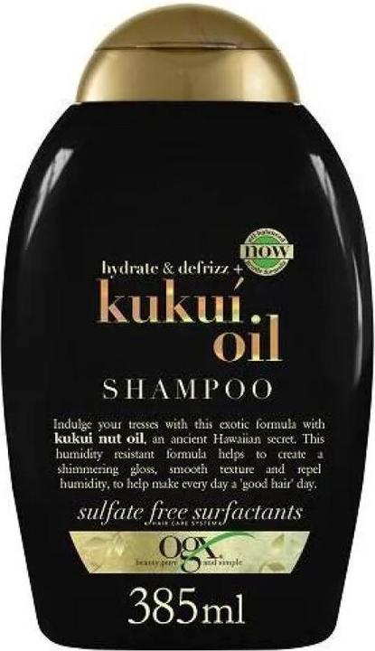 Image du produit Ogx Shampooing hydratant contre l'huile de kukui répugnante 385 ml (385 ml, Shampoing liquide)