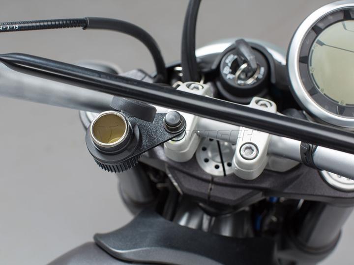 Produktbild Sw Motech Zigarettenanzünder-Befestigungsblech für BMW-Modelle