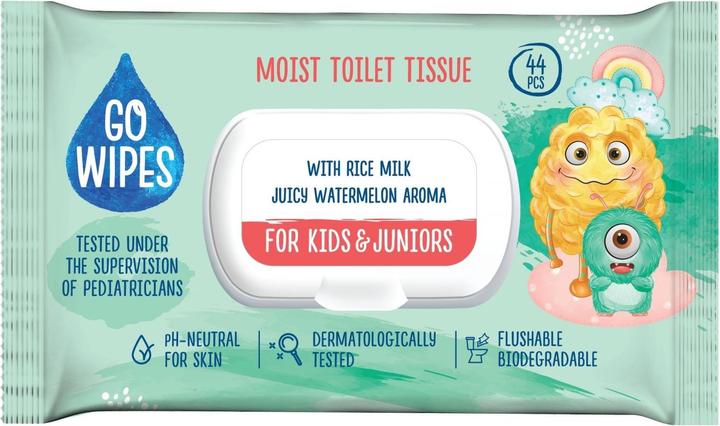 Produktbild Gowipes Wet Wc Paper For Kids&Jun 44pcs (44 Stück)
