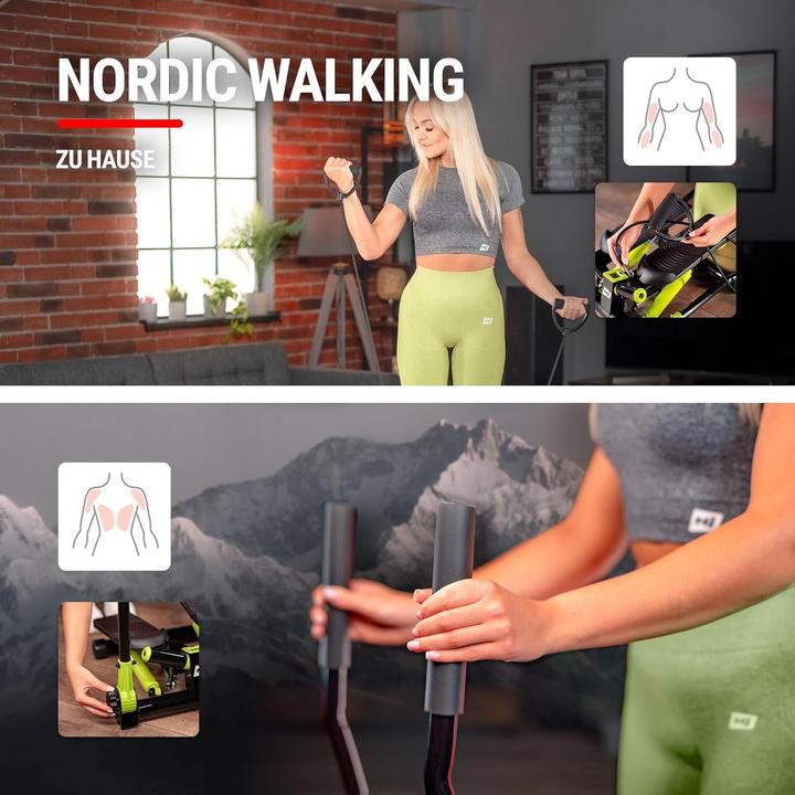 Immagine prodotto Hs Hop-Sport Stepper mit Haltegriffen und LCD-Display
