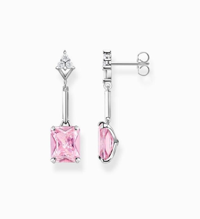 Produktbild Thomas Sabo Ohrringe pinker Stein silber (925er Silber)