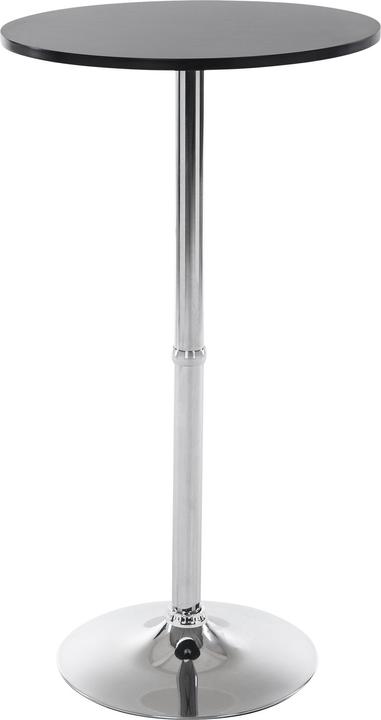 CLP Bar table round, black (60 x 60 x 108 cm)