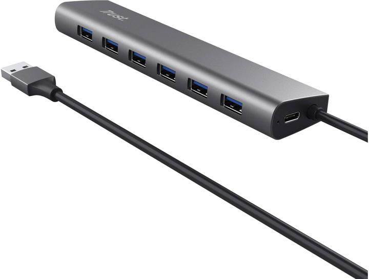 Image du produit Trust I/O HUB USB 7PORT HALYX/24967 (USB-A, 7 Ports)
