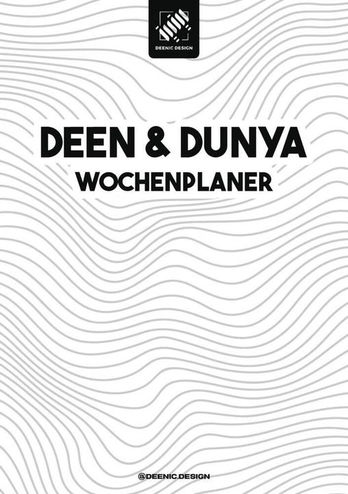 Actual product image Deen & Dunya Wochenplaner