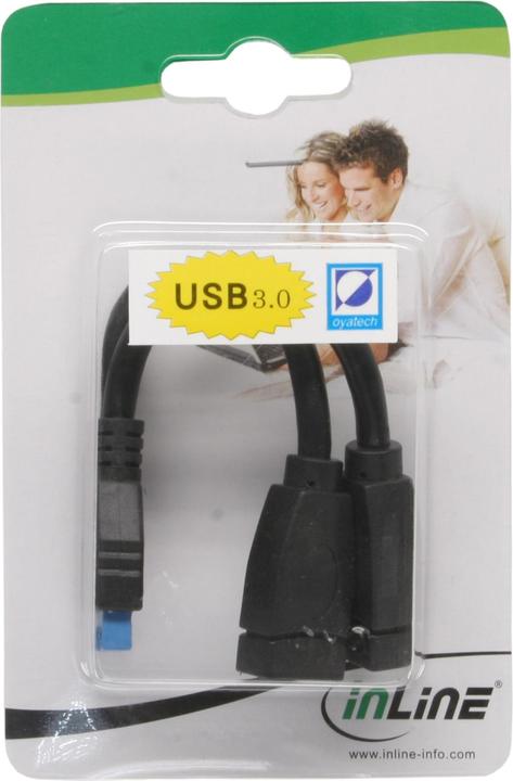 Produktbild InLine USB 3.0 Adapterkabel (0.15 m)