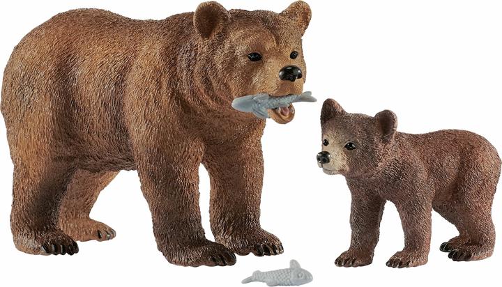 Immagine prodotto Schleich Madre orso grizzly con cucciolo