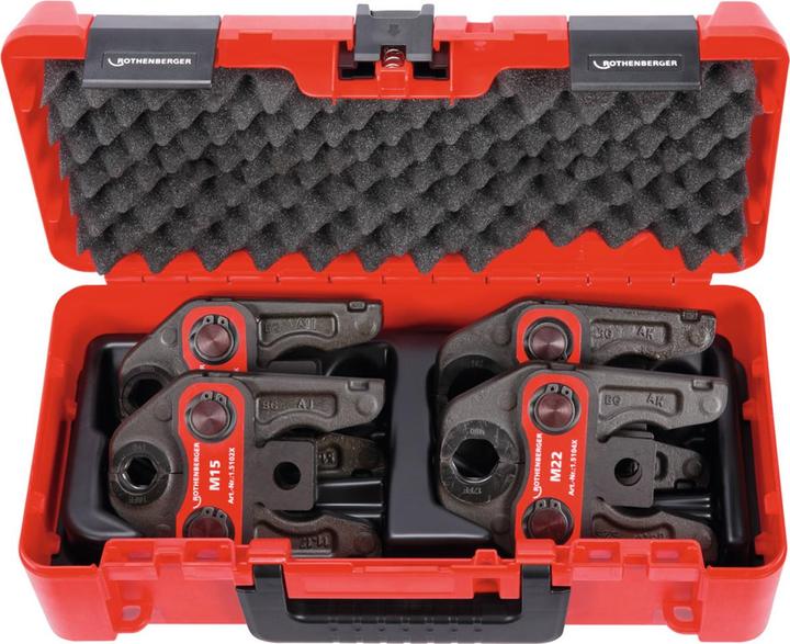 Rothenberger Ganasce di pressatura ROMAX® Standard Set M 15-18-22-28 mm