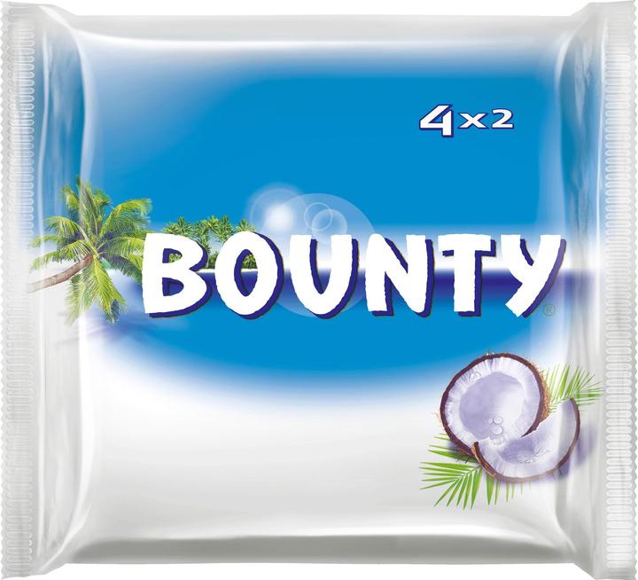 Actual product image Bounty bar 4 x 57 g, Product type: Milk (240 g)