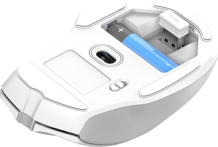 Immagine prodotto Trust Mouse Wireless Silenzioso Nito - Bianco (Senza fili)